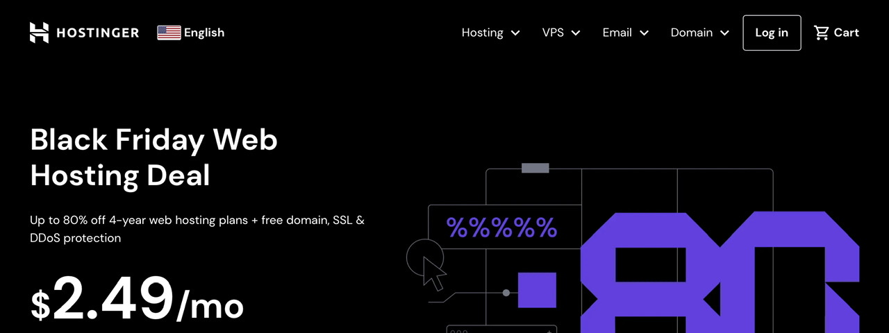 hostinger Black Friday deal