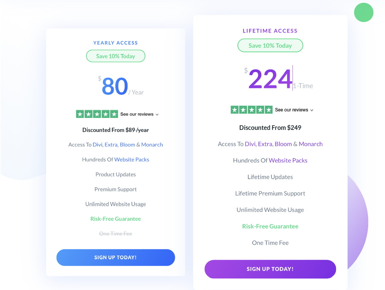 divi pricing