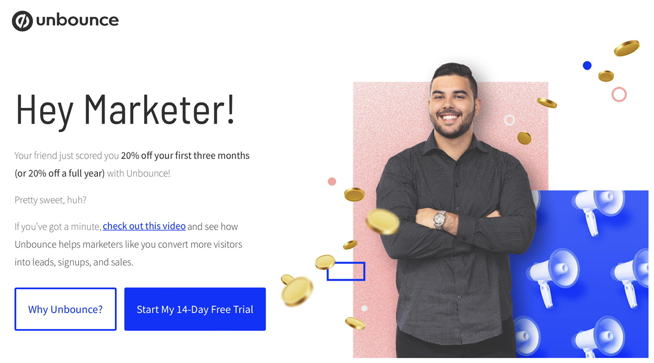 Unbounce coupon code