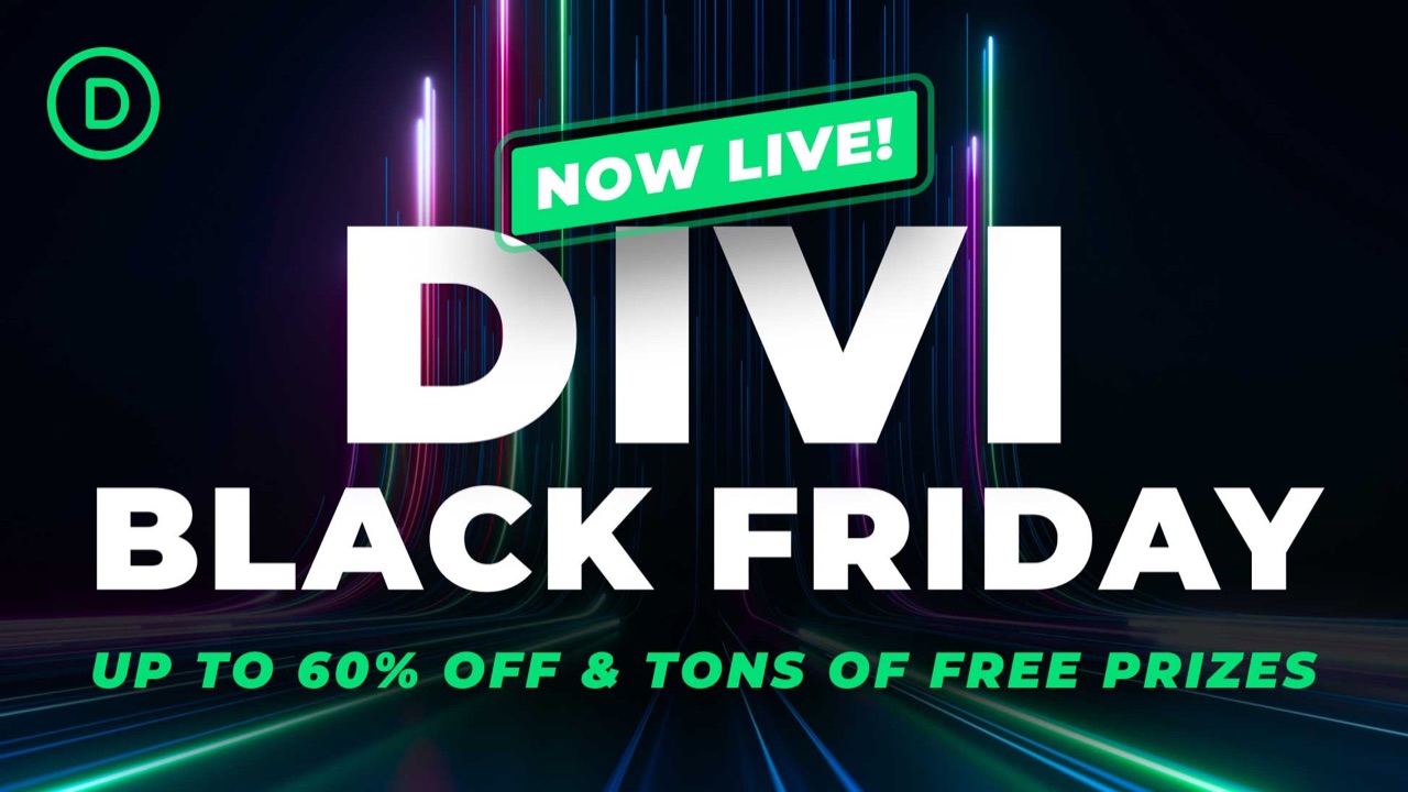 divi Black Friday sale