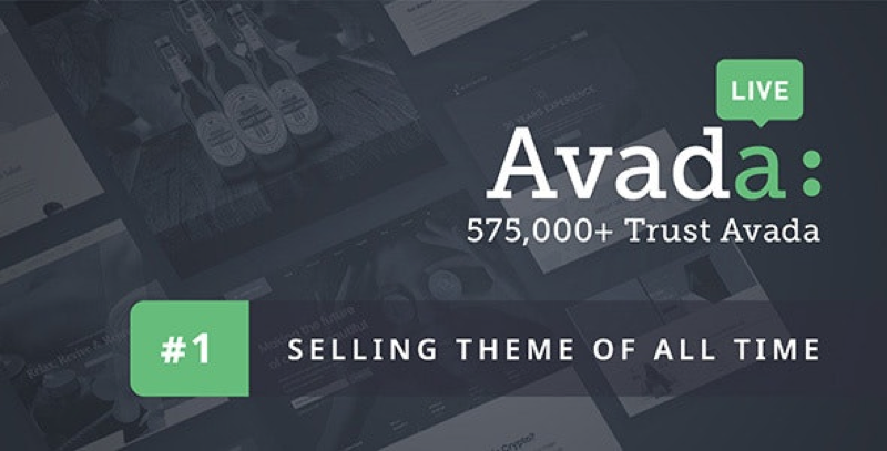 Avada theme banner