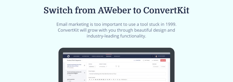 ConvertKit vs Aweber