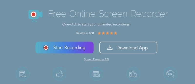 Free online screen recorder