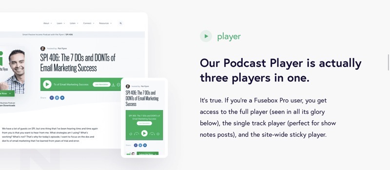 fusebox podcast player review