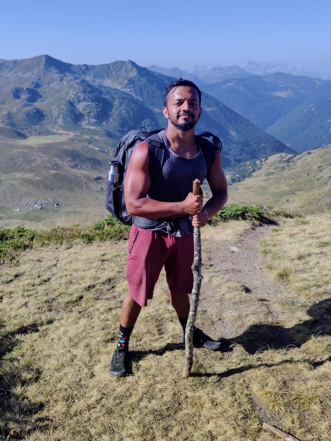 Hiking the Peak Of The Balkans with a 18kg backpack in September 2024. Total distance: 180km