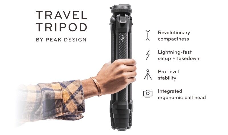 Travel tripod by peak design