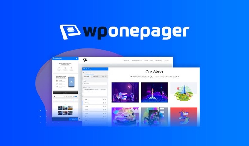 WPOnepager Lifetime AppSumo Deal