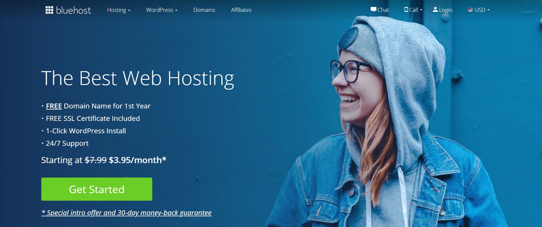 Bluehost Homepage