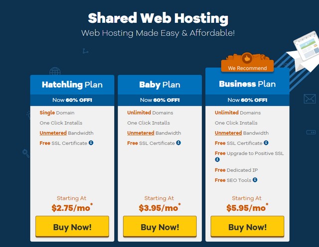 hostgator pricing