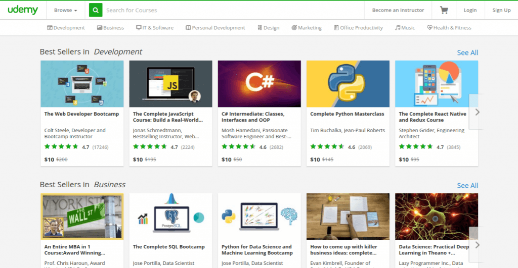 udemy courses