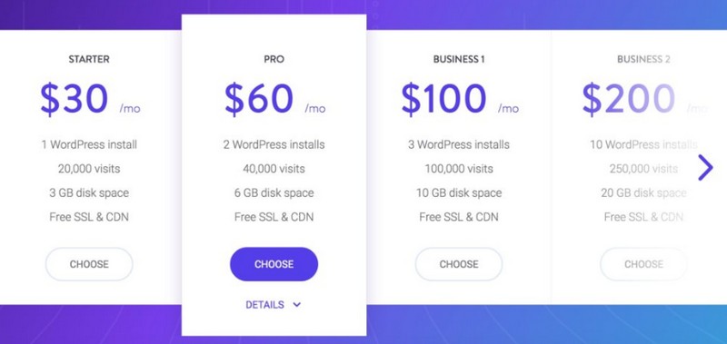 kinsta pricing