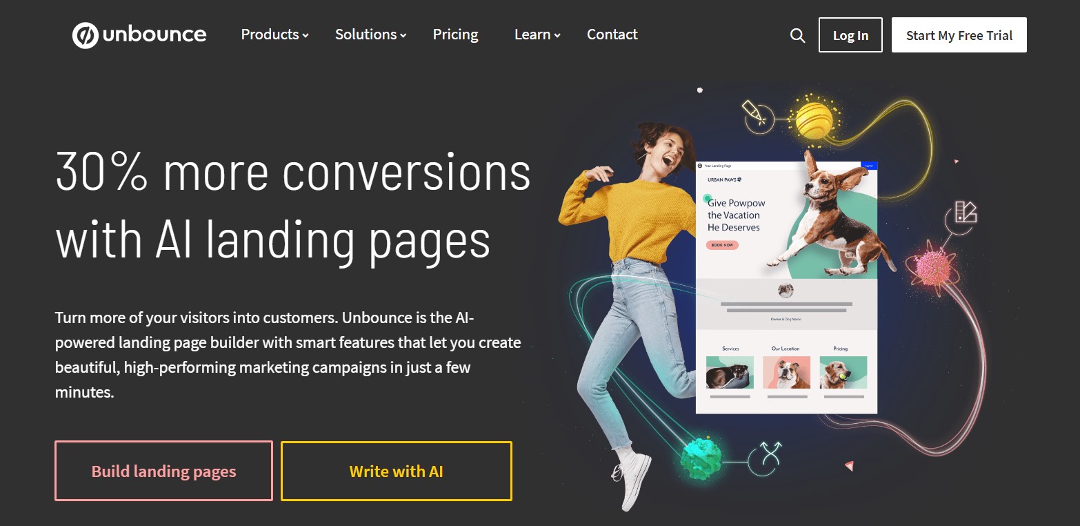 What is a landing page builder
