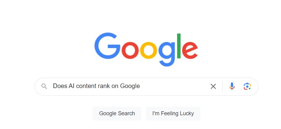 Does AI Content Rank in Google