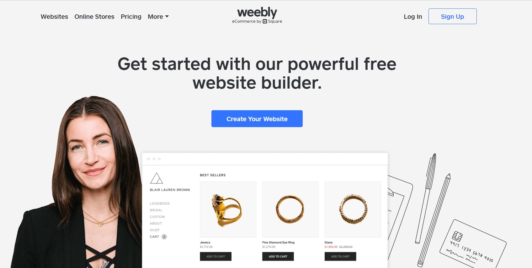 weebly homepage