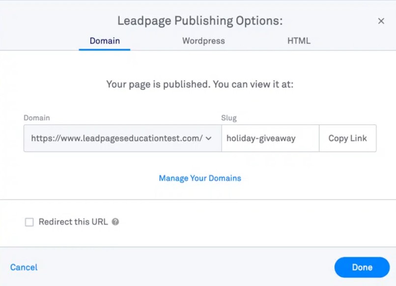 leadpages widgets