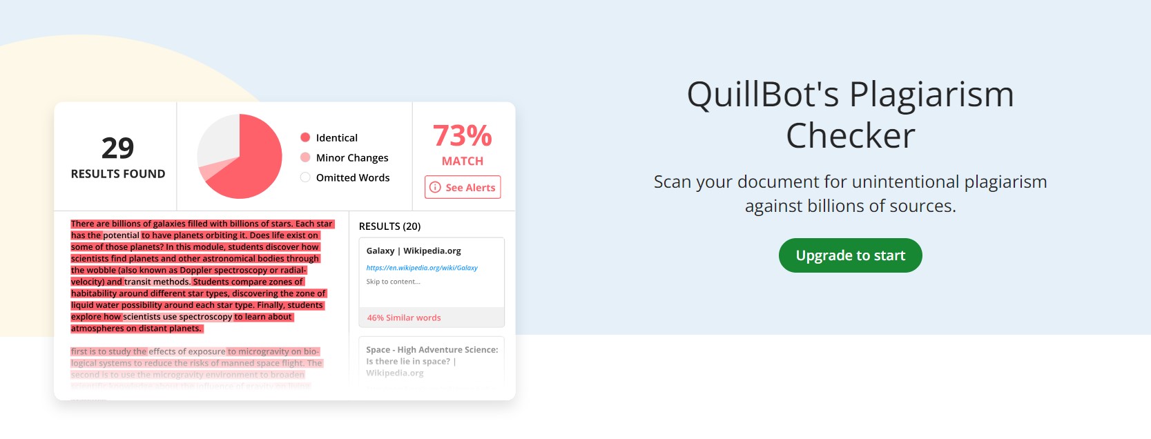 QuillBot Plagiarism Checker