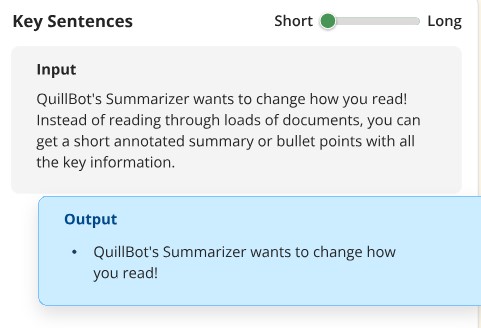 QuillBot Summarizer
