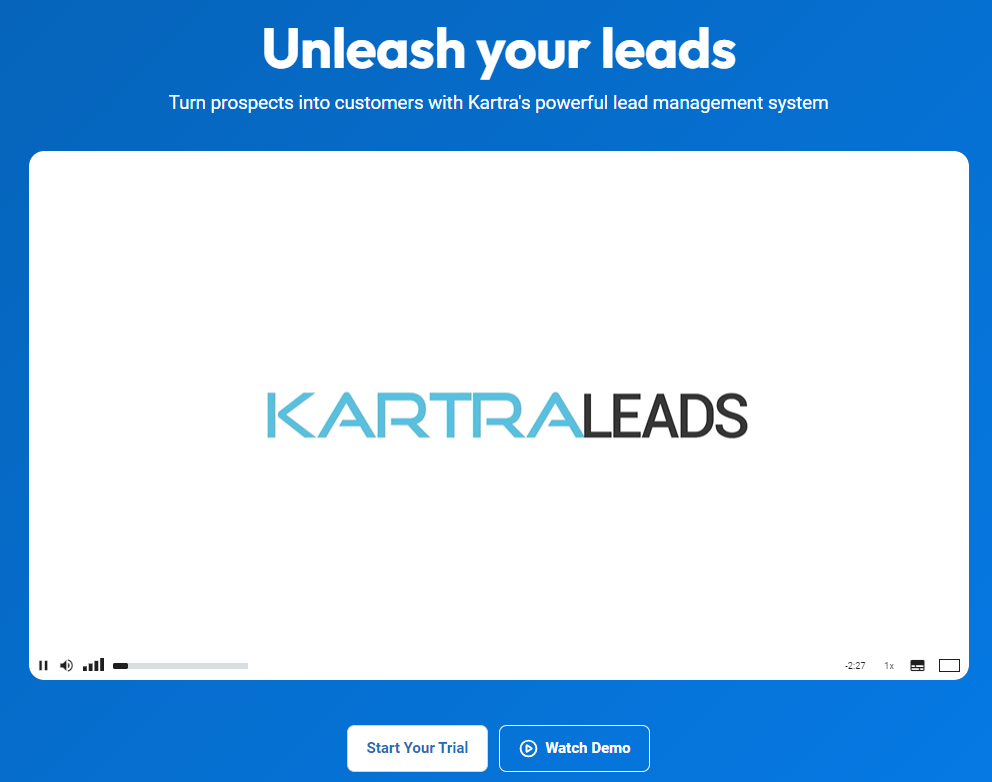 Kartra leads