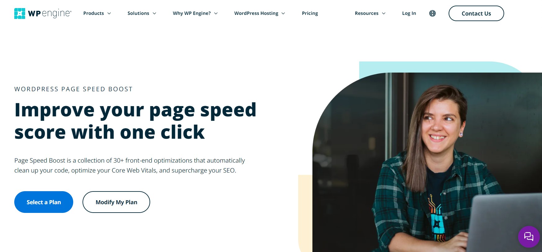 wp engine pagespeed