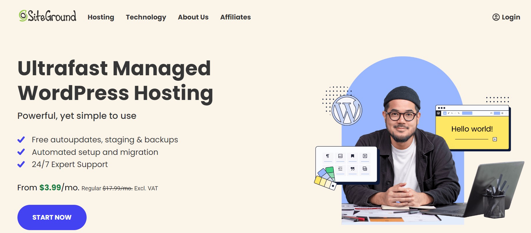 siteground wordpress hosting