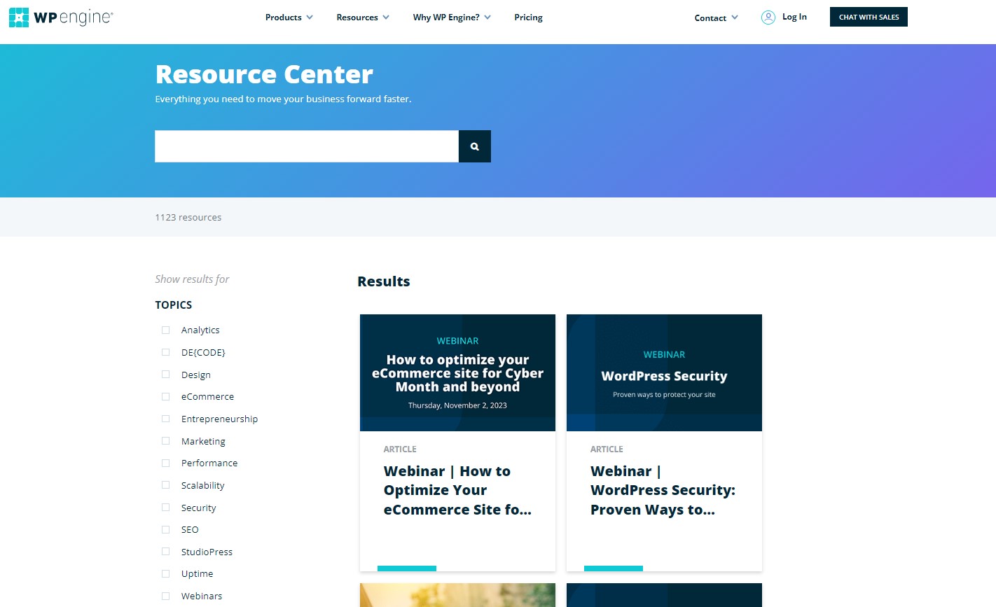 wp engine resource center