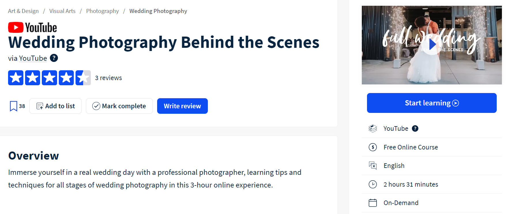 Best Wedding Photography Course