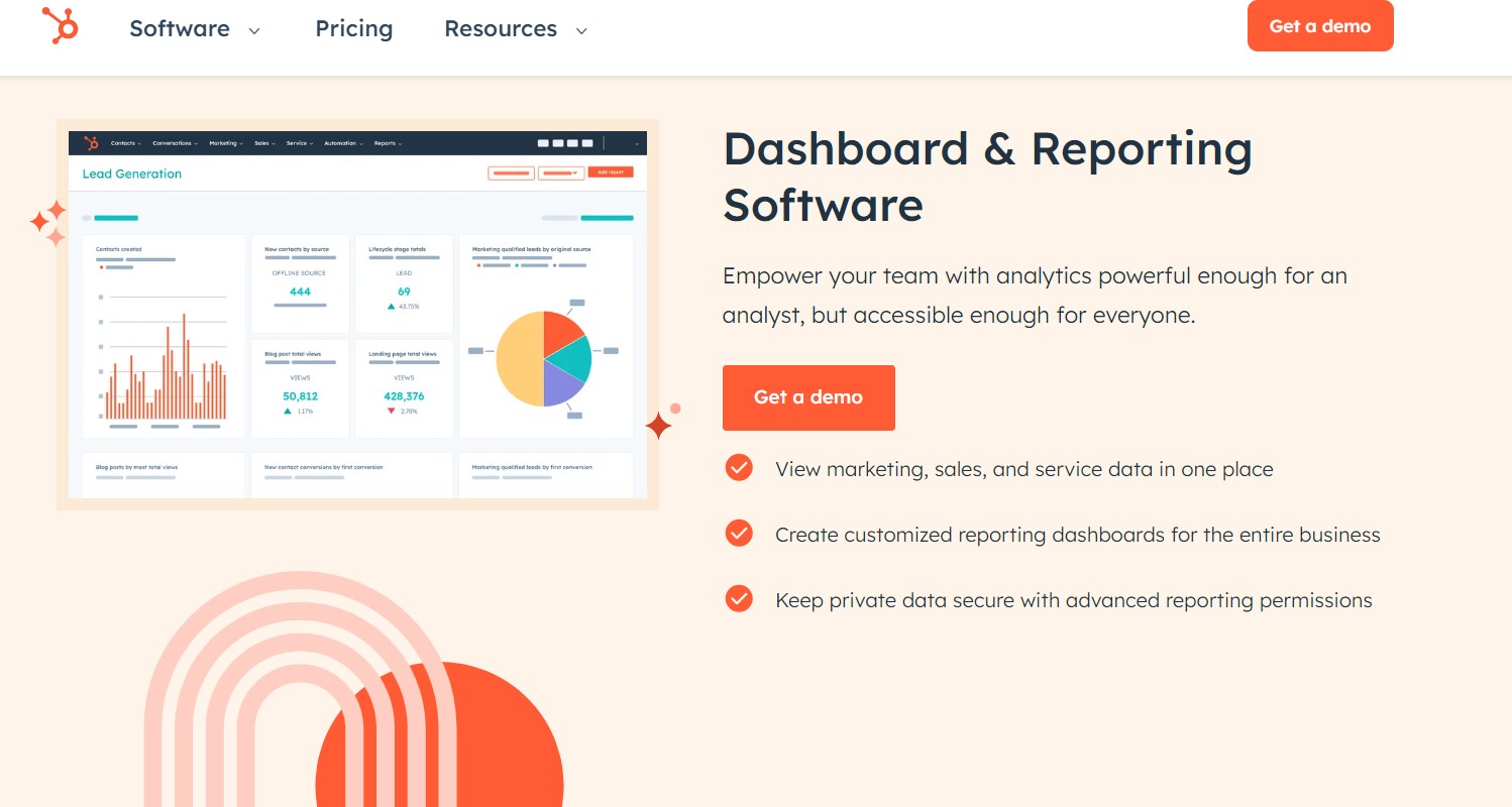 dashboard and reporting software