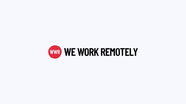 we work remotely logo